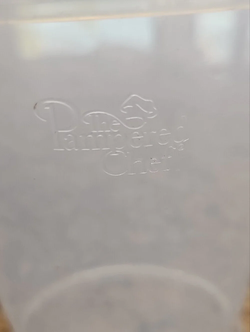 Pampered Chef manual Hand Food Chopper &  Measuring Cup